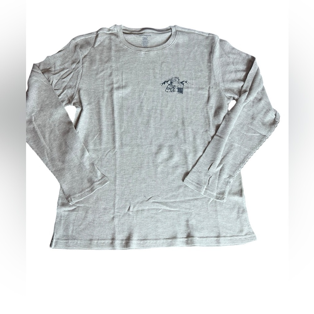 Lucky Brand Sleepwear, men’s waffle knit long sleeve T-shirt size large